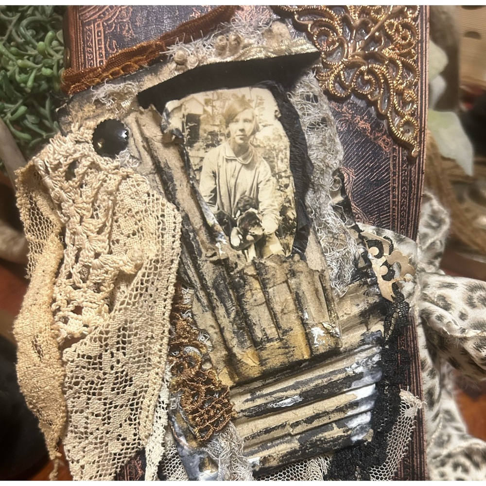 Junk Journal /Altered Grungy Book Art